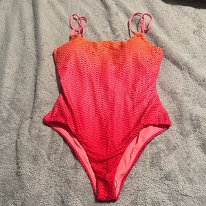 Fashion Nova Women One Piece in Red and Pink